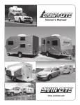 Camplite Owner`s Manual - Livin`Lite Recreational Vehicles