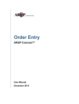 Order Entry User Manual