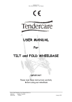 USER MANUAL - Tendercare Ltd