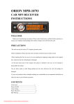 Orion MPD107O User Guide Manual - CaRadio