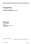 PowerFilm 5.3 Addendum