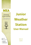 Junior Weather Station User Manual