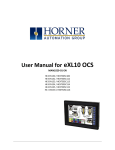 User Manual for eXL10 OCS