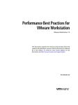 Performance Best Practices for VMware Workstation