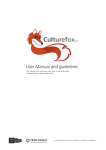 Culture Fox User Manual