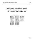 Kelly KBL Controllers User Manual