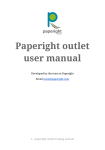 Paperight outlet user manual