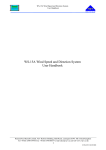 WS-15A Wind Speed and Direction System User Handbook