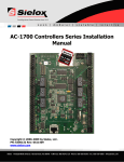 AC-1700 Controllers Series Installation Manual