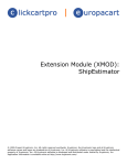 Extension Module (XMOD): ShipEstimator
