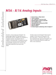 M36 - 8/16 Analog Inputs