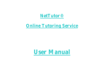 the NetTutor® Manual