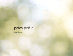 Palm Pre 2 User Guide