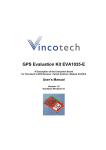 GPS Evaluation Kit EVA1035-E V1.0