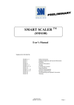 Analog Way SMS100 Smart Scaler User Manual w