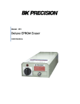 851 EPROM Eraser Manual