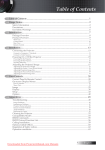 Optoma ES520 Projector User Guide Manual