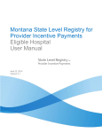 EH User Guide - the Montana State Level Registry (SLR) — Provider