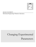 Laboratory 2: Changing Experimental Parameters