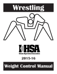 Weight Control Manual - Illinois High School Association