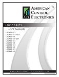 User Manual - American Control Electronics