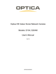 Manual - OPTICA Network Cameras