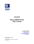 ST9410 Printer User Guide