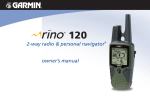 Rino 120 Owners Manual