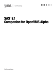 SAS (R) 9.1 Companion for OpenVMS Alpha