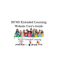 Website User Manual - RUSD Extended Learning