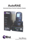 RAE Systems - AutoRAE Manual (Rev. A, June 2005)
