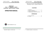 OPERATION MANUAL - Decision