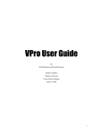 VPro User Guide