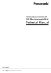 Panasonic FP0 Thermocouple Manual