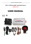 GPS+GSM CAR ALARM USER MANUAL ST112