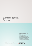 Electronic Banking Services