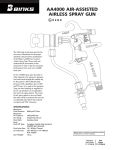 Binks AA4000 Air Assisted Airless Spray Gun Operation and