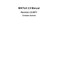 MiKTeX 2.9 Manual - Revision 2.9.5671