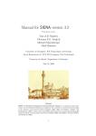 Manual for SIENA version 3.2 - the Department of Statistics