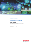 Thermo Scientific Varioskan® LUX User Manual