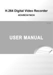 User Manual for Embedded DVR