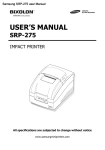 Samsung SRP-275 user Manual - THE-CHECKOUT-TECH