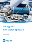 3-Heights™ PDF Merge Split API, User Manual