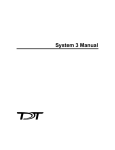 System 3 Manual