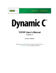 Dynamic C TCP/IP Users Manual