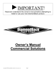 IMPORTANT! - DiamondBack Truck Covers