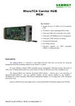 MicroTCA Carrier HUB MCH