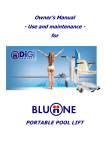 BluOne User Manual - Dolphin Stairlifts
