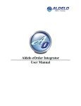 Aldelo eOrder Integrator User Manual - ACT-POS
