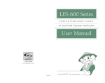 User Manual LES 600 Series - Lightspeed Technologies, Inc.